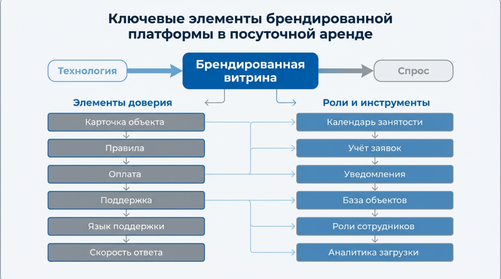 Ключевые элементы брендированной платформы